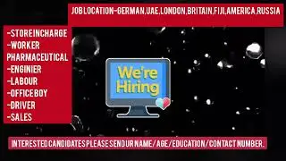 Job abroad#50 kSelection via comments,like and subscribe#get job via yes or no.Dream job.