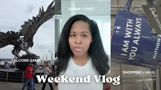 Weekend Vlog in Atlanta | GRWM, Shopping, Dinner & Falcons Game
