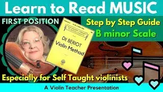 De B&eacute;riot Violin Method | B Minor Scale | Learn to Read Violin Notes