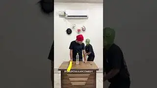 Funny comedy video of Old lady and Frog during bottle flip challenge | chup chaaap comedy