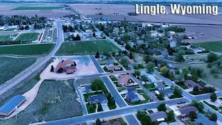 Lingle, Wyoming from a DJI Air 3 point of view