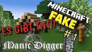 ES GIBT KEINE Animation in dem Game, aber TNT  :I: Minecraft Fake #1 - Manic Digger