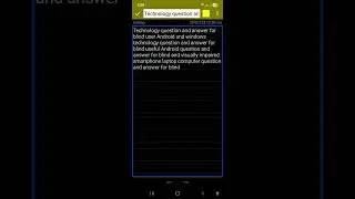 Q and A241 for blind talking devices Google TTS latest TalkBack Indian voices  jio laptop