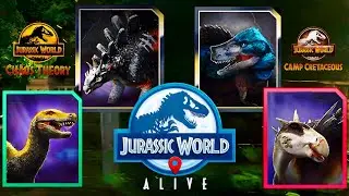 ВСЕ СУЩЕСТВА, ИХ ВОЗМОЖНЫЕ СОСТАВНЫЕ КОМПОНЕНТЫ И ДИЗАЙН В ВЕРСИИ 3.19 || Jurassic World Alive