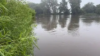 Flood Water Fishing for BIG CATFISH!!! (MULTIPLE DOUBLE UPS!!!)