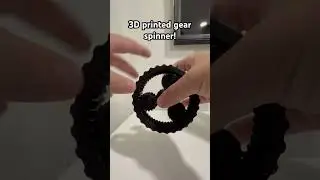 3D printed gear spinner! #3dprinting #spinner #gears #fidget #fidgetspinner #bambulab