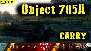 World of Tanks Object 705A Replay - 8 Kills 9.8K DMG(Patch 1.4.0)