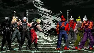 [KOF Mugen] Adel Bernstein Team vs Akuma Team