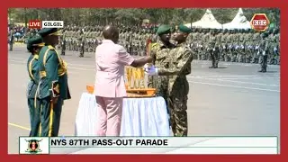 President Ruto awards the best recruits during the NYS Pass-Out Parade