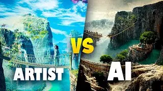 Photoshop Artist vs Midjourney AI
