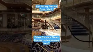 Unveiling Magic: Disney Destiny Grand Hall First Look!