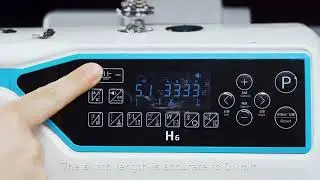 JACK H6 TOP & BOTTOM FEEDING Computerized lockstitch Sewing Machine（stepping type）Oubari-Jordan