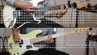 Kinoko Teikoku きのこ帝国 - Kinmokuseino Yoru 金木犀の夜 (Guitar Cover & Bass Cover w/ Tabs)