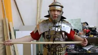Roman pilum. Bending the tip. LEG.IX.HISP Римский пилум. Сгибание наконечника.