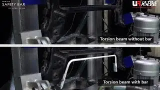 Ultra Racing | Real Test: Differences of Torsion Beam with and without AntiRollBar/SwayBar