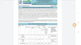 PGCIL NR 3 Recruitment 2021 | PGCIL NR III Full Notification | PGCIL Diploma Trainee Recruitment