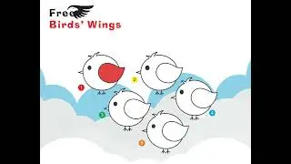 Free Birds' Wings_Art_&_Craft_LKG_Star_kids_#books #education #lkg