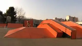 Andrew - Huge ollie over pyramid