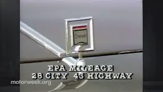MotorWeek | Retro Review 1984 Oldsmobile Cutlass Ciera Diesel