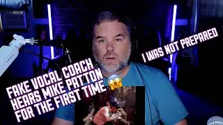 Fake Vocal Coach Hears Mike Patton Of Faith No More For The First Time - Caffeine Live On MTV 1992