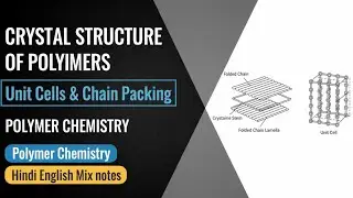 Crystalline Structure of Polymers | Easy Explanation in Hindi | Polymer Chemistry | Easy Language