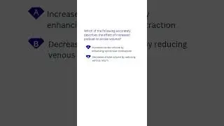 Which of the following accurately describes the effect of increased preload on stroke volume