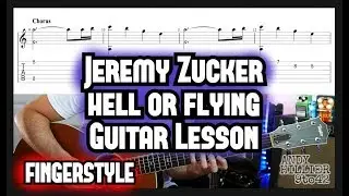 How to play Jeremy Zucker - hell or flying Guitar Lesson Fingerstyle