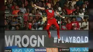 Best catch by AB de Villiers. Vivo ipl 2018 rcb vs srh
