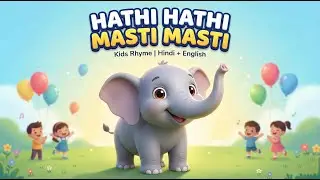Elephant Masti Song | Hindi English Nursery Rhymes Kids Songs