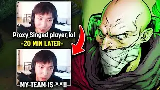 I BEAT DOUBLELIFT SO BAD HE RAGES AT HIS ENTIRE TEAM! (PROXY SINGED GAMEPLAY)