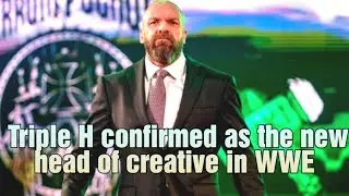 Triple H is the new head of creative in WWE