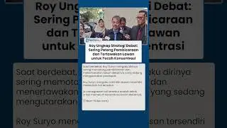 Roy Ungkap Strategi Debat: Sering Potong Pembicaraan dan Tertawakan Lawan untuk Pecah Konsentrasi