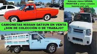 CAMIONETAS NISSAN DATSUN EN VENTA ¿Son de colección o de trabajo? URVAN, FRONTIER y mas