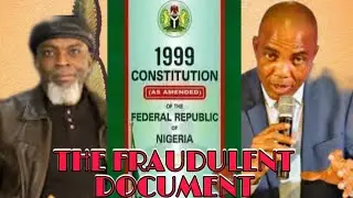 THE MANY FRAUD IN 1999 NIGERIA CONSTITUTION -  TONY NNADI & CITIZEN A.Y