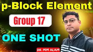 p-Block Elements Group 17 | Explanation | One Shot | Chemistry #pblockelementschemistry #halogens