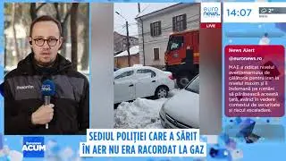 Sediul Poliției din Lugoj, care a sărit în aer, nu era racordat la gaz