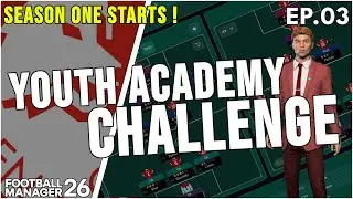 AN UNBELIVEABLE GOAL ! | YOUTH ACADEMY CHALLENGE | PIACENZA CALCIO | FM26 | Part 3