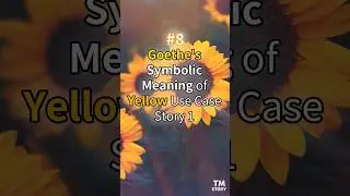 #8 The meaning symbolized by Goethe's yellow is used extensively in the sorrows of young Werther