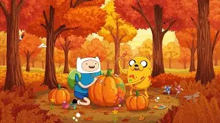 Finn & Jake's Fall Adventure 🍂 Chill & Creative - Chillhop Beats - Work & Focus