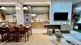 Apartamento 2 quartos sacada integrada e churrasqueira em Home Club completo no bairro Velha central