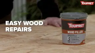 Easy, Smooth Wood Filling | Toupret Wood Filler (Natural Wood)