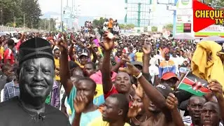 Total PANIC in Kisumu City as Residents Chant ONE TERM After Viewing Raila's Body