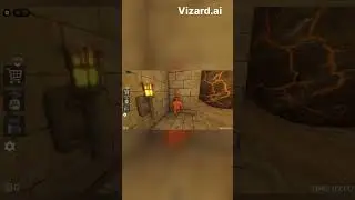 Walking the Edge Above Molten Lava! #roblox #gaming #makemoney #onlineincome