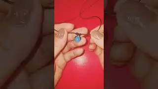 DIY &hearts;️ Easy Necklace Knot #diy #necklace #knot #beads #cord #shorts #jewelry