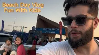 🌊 Beach Day Vlog | Fun Outing with Kids at the Beach 🏖️ 
