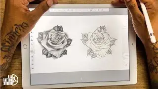 КАК СДЕЛАТЬ ТРАФАРЕТ ТАТУ НА IPAD | ТЕХНИКИ ТАТУ