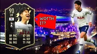 BEST TOTW? 90  TOTW SON PLAYER REVIEW | FIFA 22