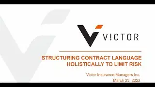 Structuring Contract Language Holistically to Limit Risk
