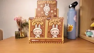 POPMART POP BEAN Coffee Factory Plush Unboxing | ASMR Blind Box Unboxing
