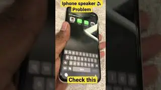 Iphone Ear Speaker repair free check this #shorts #apple #iphone #iphonerepair #speaker